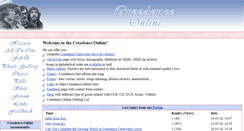 Desktop Screenshot of creedence-online.net